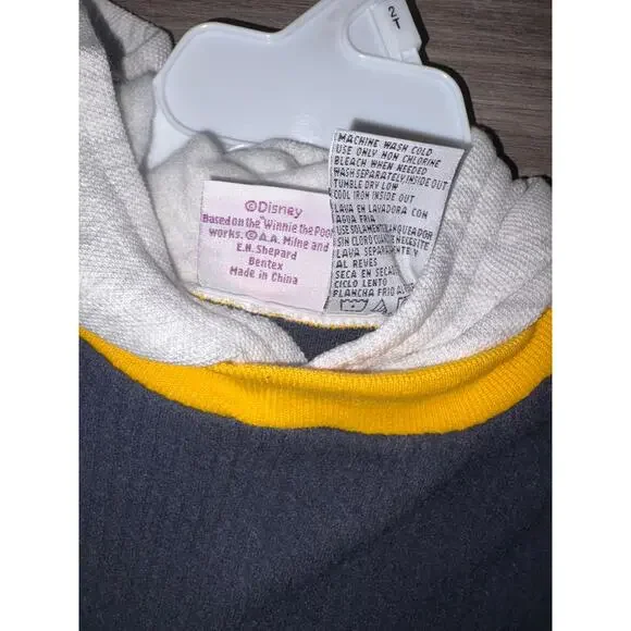 Vintage 2000 Disney Pooh & Tigger “High-Five” Hoodie Set | Size 3T - Picture 5 of 5